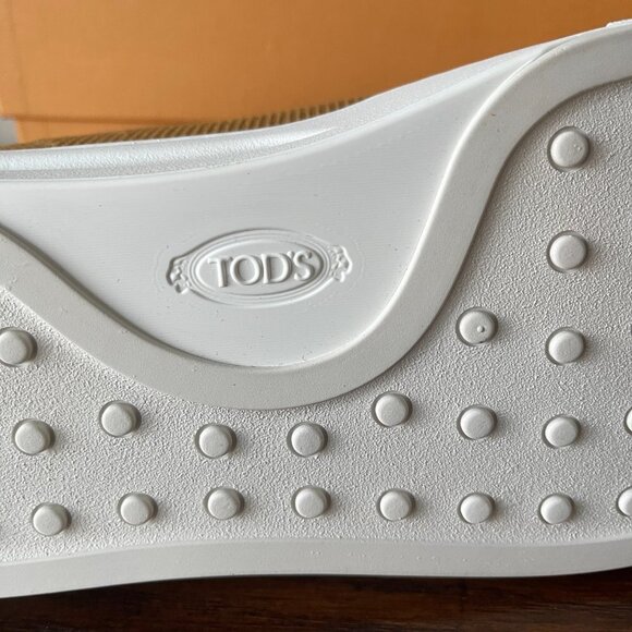 Tod\'s Men\'s High Top Knit Cassetta 79B Sneakers‎ Shoes, XXM79B0CP20NH9S405, 9.5